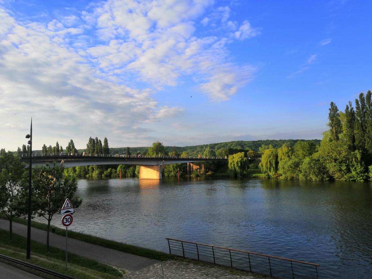 Grand 2P Terrasse Bord De Seine Daire Mantes-la-Jolie Dış mekan fotoğraf